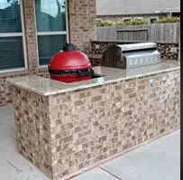 Outside Kitchen Customized with Patio Cover